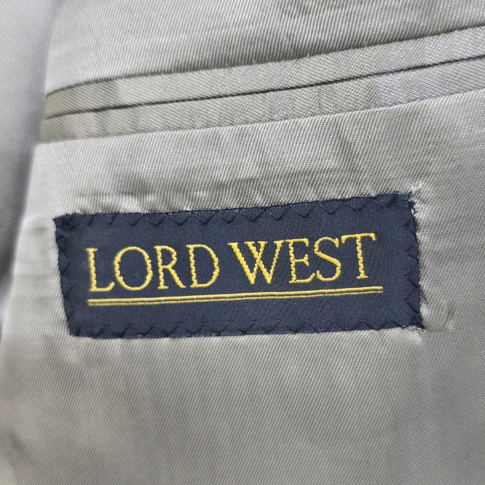 Lord West Blazer Teskid Fabric Made in Israel Plaid Brown Sport Coat Men 40-42‎